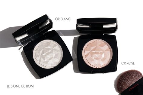 chanel du lion highlighter|Chanel Le Signe du Lion Illuminating Powder in Or Rose.